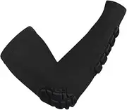 Compression Elbow Sleeve Sports Arm Protection for Weightlifting Running Elbow Pads Forearm Guard Elastic M Black