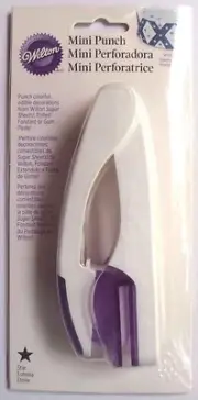 Wilton Mini Punch, Star, Sugar Sheets