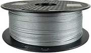 CCD3 Silver PETG Filament 1.75mm 1KG 3D Printer Filament 2.2lbs Spool Metaillic Metal Silver 3D Printing Materials Fit Most FDM Printer