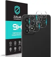 [2 Pack] ZUSLAB Camera Protector for Galaxy A33 / A53 / A73 5G Camera Lens Protector Tempered Glass-Anti-Scratch 9H Hardness HD Clear