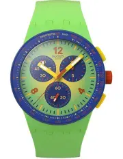 [Swatch] Flowing Freshly Watch in Green SUSG101