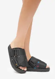 [Kappa] Black 222 Banda Degana Slides