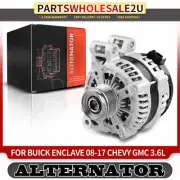 Alternator for Buick Enclave Chevrolet Traverse GMC Saturn 170A 12V CW 6-Groove (for: Chevrolet)