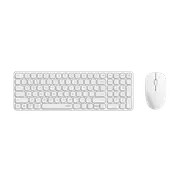 RAPOO 9320M 2.4Ghz Bluetooth 2400 DPI Wireless Multimode Keyboard & Mouse White