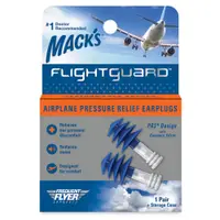 在飛比找PChome24h購物優惠-美國 Mack’s 飛行耳塞 飛機耳塞 避免耳痛