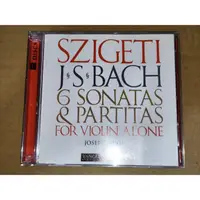 在飛比找蝦皮購物優惠-Joseph Szigeti 西格提 Bach 巴哈 無伴奏