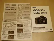 Original Canon EOS-5Ds 5Dsr Basic Instruction Manual NEW Spanish Language