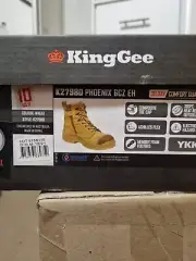 KingGee PHOENIX 6CZ EH Safety Leather Boot MENS US 11 UK 10 K27980
