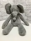 Pottery Barn Kids PBK Elephant Gray Plush Stuffed Animal Lovey 21" Gray Soft