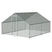 Chicken Coop Cage Run Rabbit Hutch Large Walk In Hen House Cover 3mx4mx2m