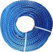 8mm X 50meters Synthetic Winch Rope UHMWPE Cable(Blue)