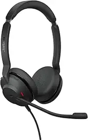 Jabra Evolve2 30 SE Wired Stereo Headset - Advanced ANC in Microphone - Noise Cancelling - Headphones with Mic - On Ear Professional Audio - Dual Mic's - UC Certified - Latest USB A 4 PC & Mac