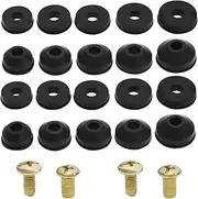 SING F LTD 116PCS Faucet Washer Kit With Multi-Size Flat and Angled Washers, Brass Screws for Bathroom Kitchen Household Appliance Repair