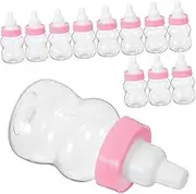 12pcs Bottle Shaped Favor Boxes Sturdy Pet Containers for Shower Birthday Decorations Multi Functional Piggy Banks and Treat Holders