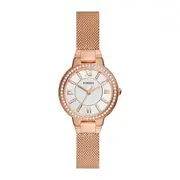 Fossil Virginia Rose Gold Tone Analogue Women's Watch ES3284