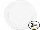 2x Microwave Glass Turntable Plate Tray for Sunbeam SM0701A7E, SBM7700W - 9 5/8"