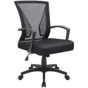 VICTONE Home Office Desk Chair Task Mid Back Mesh Office Chair Ergonomic Swiv...