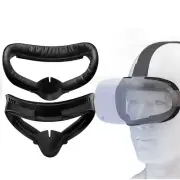 Facial Interface & Face Cover Pad for Oculus Quest 2, Sweat-Proof PU Foam Cushio