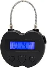Combination Padlocks,Timer Padlock LCD Display Time Lock USB Rechargeable Timer Lock Behavioral Habit Aid