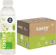 Taste Water Natural Apple Flavour, Fruit-Infused Water For a Healthy Lifestyle, Zero-Calorie Hydration, Zero Sugar, No Preservatives, No Sweeteners, 12 x 500mL