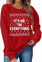 [Susongeth] Christmas Couples Matching Sweatshirt/I Have Everything I Want for Christmas Shirt/Husband Wife Xmas Pullover