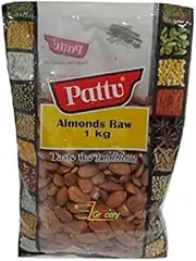 Pattu Raw Almonds, 1 kg