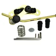 Lightweight Tune-O-Matic Guitar Bridge & Stop Bar Tailpiece - TM85 Gold+Black