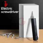 Portable Cordless Rechargeable Electric Screwdriver Kit Mini Power Tool + Bits