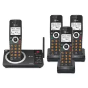 4-Handset Expandable DECT 6.0 Cordless Home Phone with Large Display, Big Button