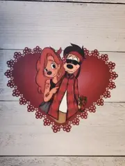 Max and Roxanne Valentine Ready to Press Heat Transfer Screen Print DTF Transfer