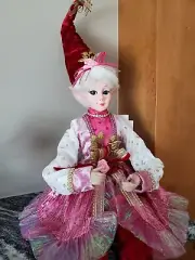 Cynthia Rowley Valentine's Day Elf Shelf Sitter Doll Large 28" not Mark Roberts