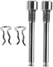BESPORTBLE Lightweight Titanium Latch Spring for Bicycle Brake Bike Brake Pad Pin Parts Kit Disc Brake Bolts Bike Brake Caliper Bolt Screws