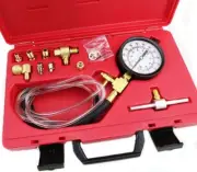 Auto Fuel Line Pressure Tester Gauge Tool Kit
