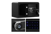 Digital Safe Security Box Electronic 8L Key Lock Fingerprint Steel Money Jewellery Cash Deposit Password Home Office