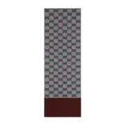 [Gucci] Gucci-Bordeaux Wool Scarf-Uomo OS OS