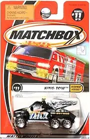 GMC Wrecker King Tow Truck Matchbox 2000 Highway Heroes Series #11 of 75 Black 1:64 Scale Collectible Die Cast Car