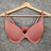 Berlei Temple Luxe Bra Womens Size 10DD Pink Underwire Push Up Ladies New