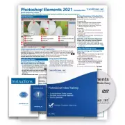 New PHOTOSHOP ELEMENTS 2021 DELUXE Training Tutorial & Quick Reference Guide