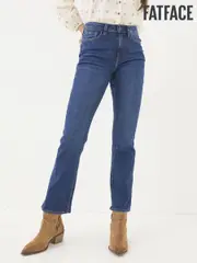 FatFace Brooke Indigo/Blue Bootcut Jeans (B88253) | $136