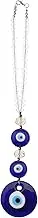 EMSea Evil Eye Hanging Ornament Turkish Eye Pendant Lucky Protection Charm Decoration for Rear View Mirror Balcony Office Door Window Home Decor