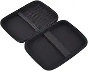 Electronic Accessory Bag Shockproof Hard Drive Storage Case Portable Organizer for Power Bank Cables Chargers Multi Sectional Design Durable Lightweight