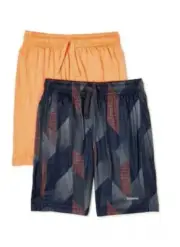Athletic Works 2-Pack Boy's Shorts - Elastic Waist - DriWorks - XXL (18)