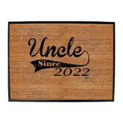 Uncle Since 2022 - Funny Novelty Doormat Man Cave Floor mat