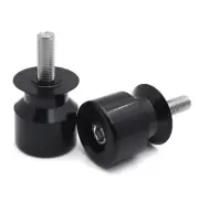 Black Swingarm Spool 10mm Thread For Kawasaki Ninja 250R 08-11/650R 06-11/ZX-10R