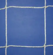 125' x 15' WHITE SQUARE MESH SOCCER IMPACT NYLON NET 4" #36 FOOTBALL NETTING