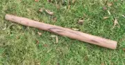 HICKORY 18" ENGINEER'S HAMMER HANDLE Fire Finish & Lacquered Amish Made