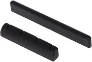 JOINPAYA Replace Your Old Guitar Nut and Saddle Gl301 Ebony Saddle and Nut Kit for Ukulele Easy
