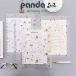 A4 文件夾套,可愛的熊貓透明小睡畫文件夾