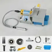 220V Gem Jewelry Rock Polishing Buffer Bench Lathe & Polisher Machine Set