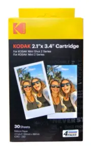 Kodak 2.1"x3.4" Cartridge For Mini Shot 2 Series And Mini 2 Series NIB